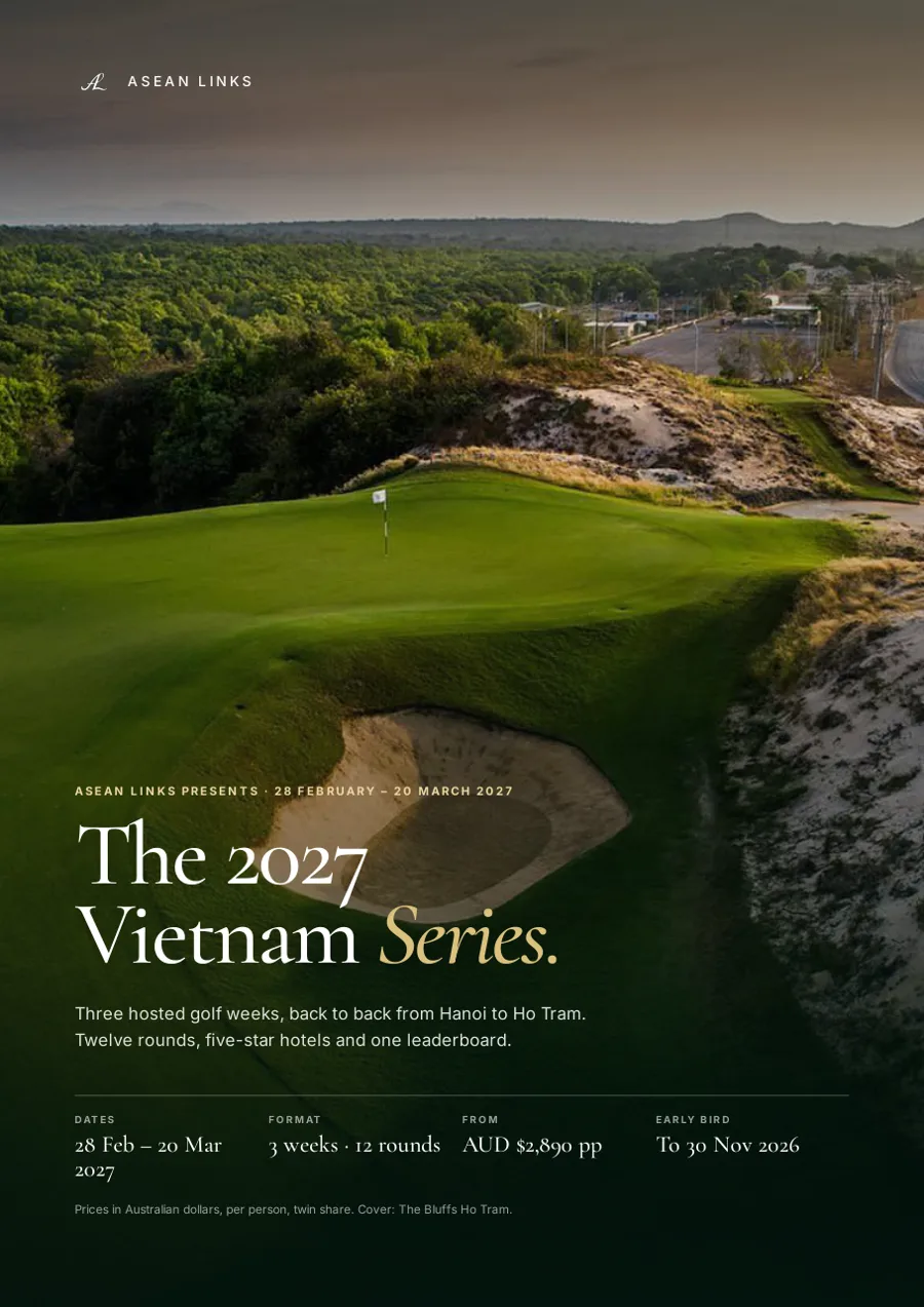 The 2027 Vietnam Series brochure cover
