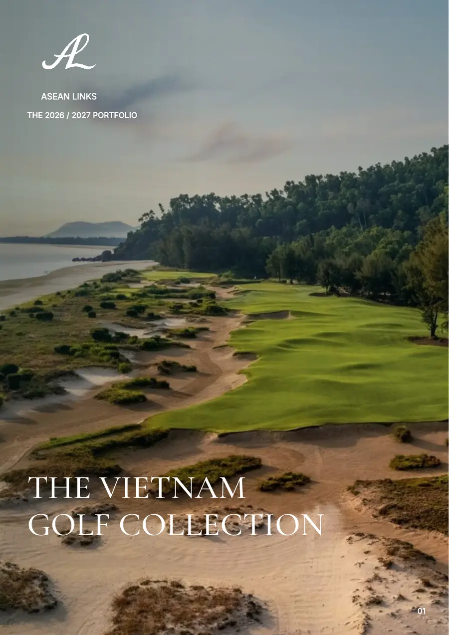 Cover of the ASEAN LINKS 2026/2027 Vietnam Golf Collection