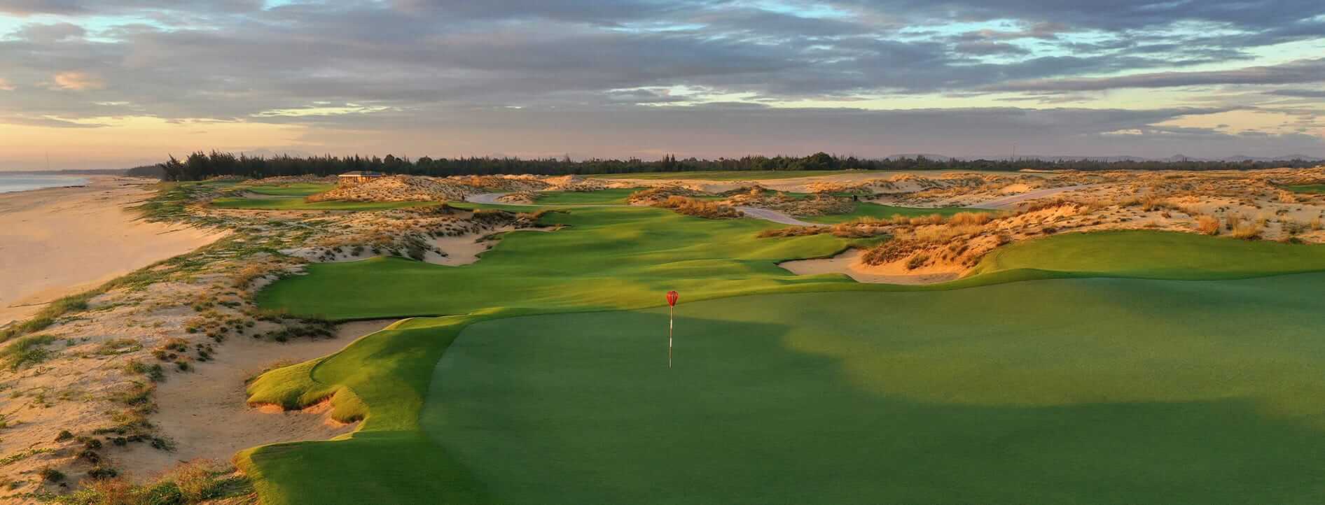 Hoiana Shores golf course beside the Central Vietnam coastline